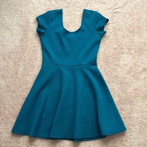 Teal Skater Dress